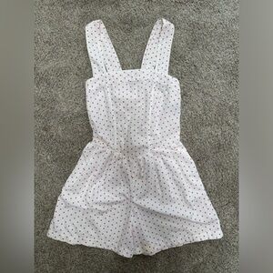 Adorable 90s Vintage Gitani Romper Playsuit pink polka dots!